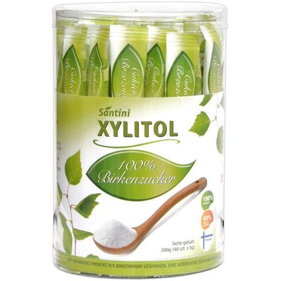 Xylitol en sachet (40 x 5 g) 200 g - SANTINI