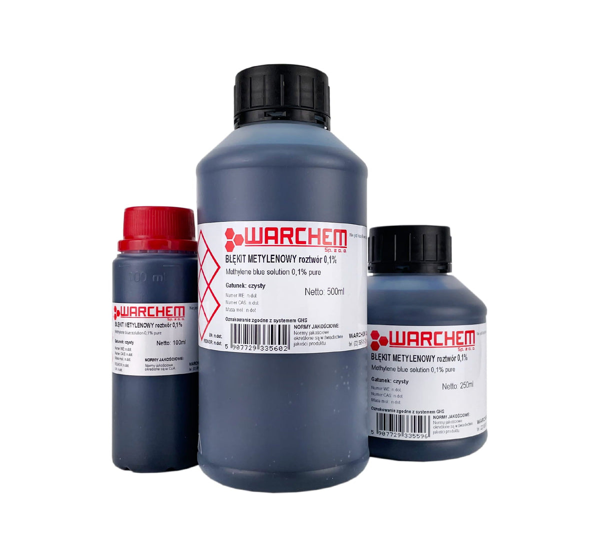 Methyleenblauwoplossing rr 0,1% 1000 ml 