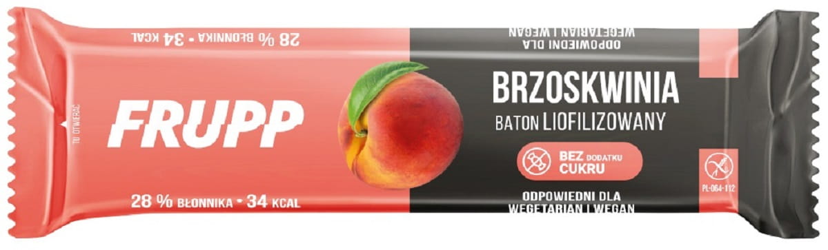 BARRE LYOPHILISÉE À LA PÊCHE SANS GLUTEN 10 g - CELIKO (FRUPP) DDM: 10-2026