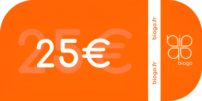 Gavekort 25€ Biogo