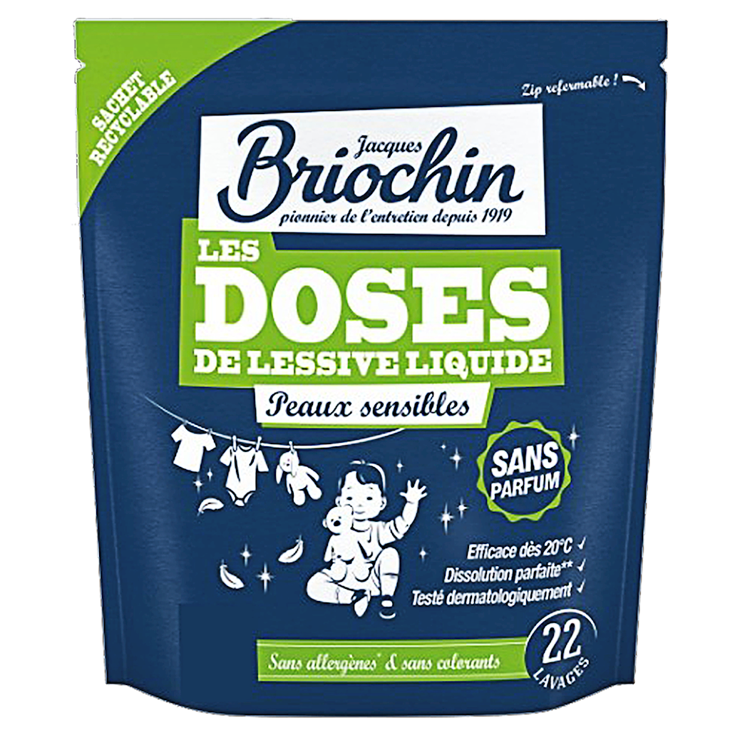 민감성 피부를 위한 무향 세정 캡슐 (22개) - BRIOCHIN