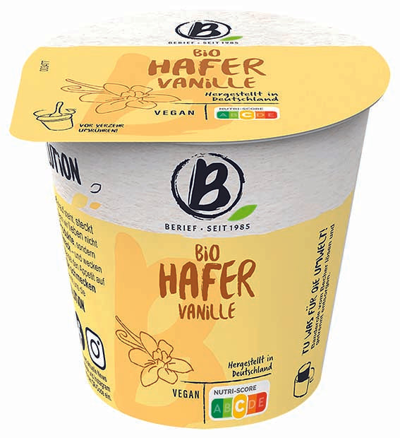 Biologisch vanillehaverproduct 150 g - BERIEF