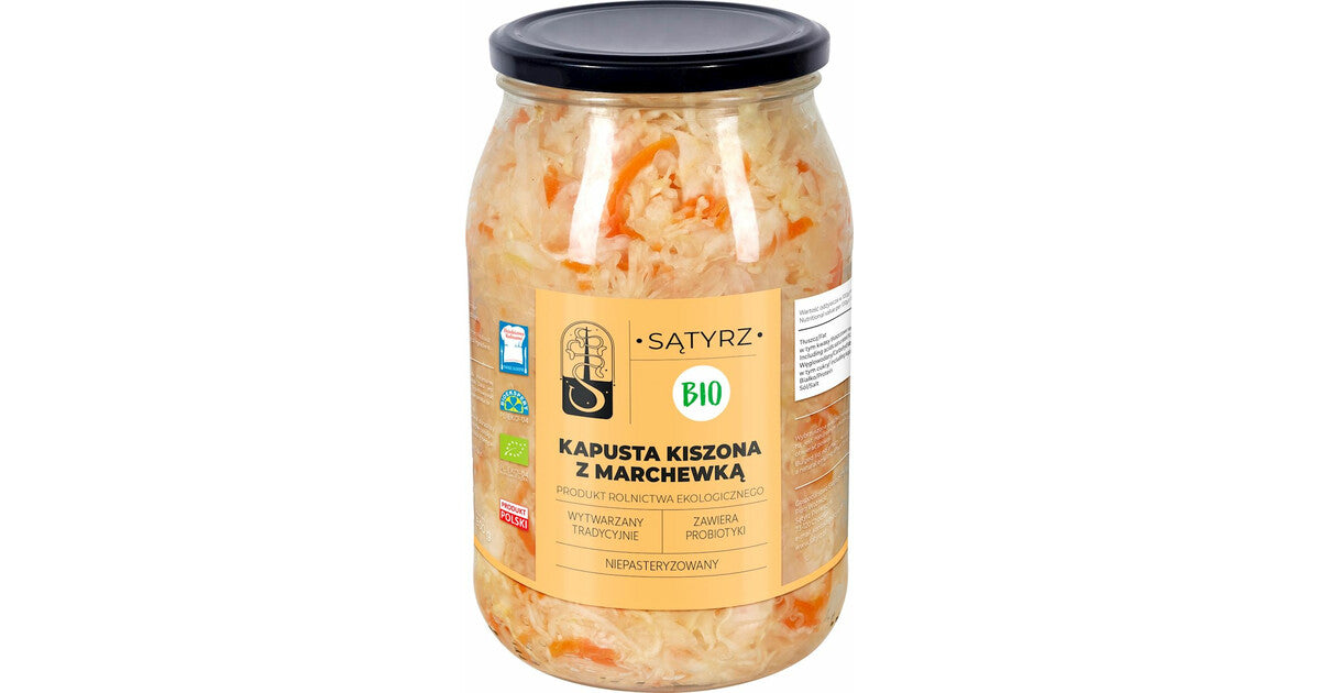 Choucroute alle carote BIO 800 g - SĄTYRZ