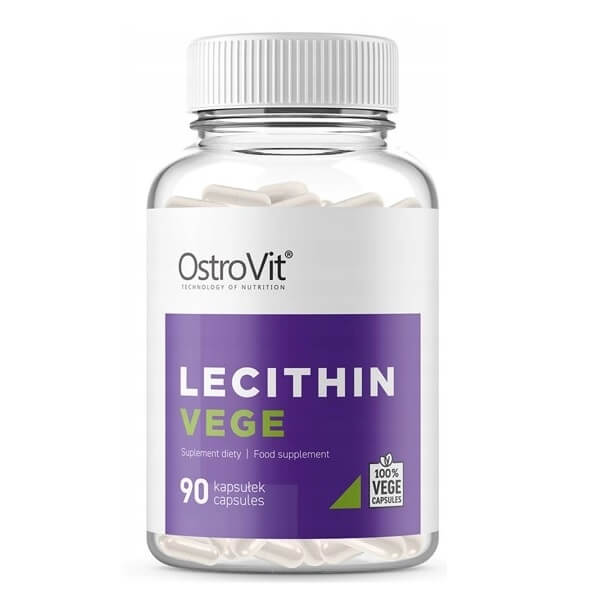 大豆卵磷脂 1400 毫克 90 粒植物胶囊 70 克 OSTROVIT
