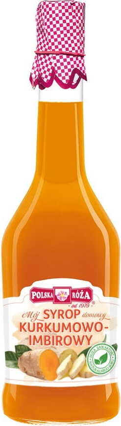 Sirop au curcuma et au gingembre, 500 ml DDM: 09-2026