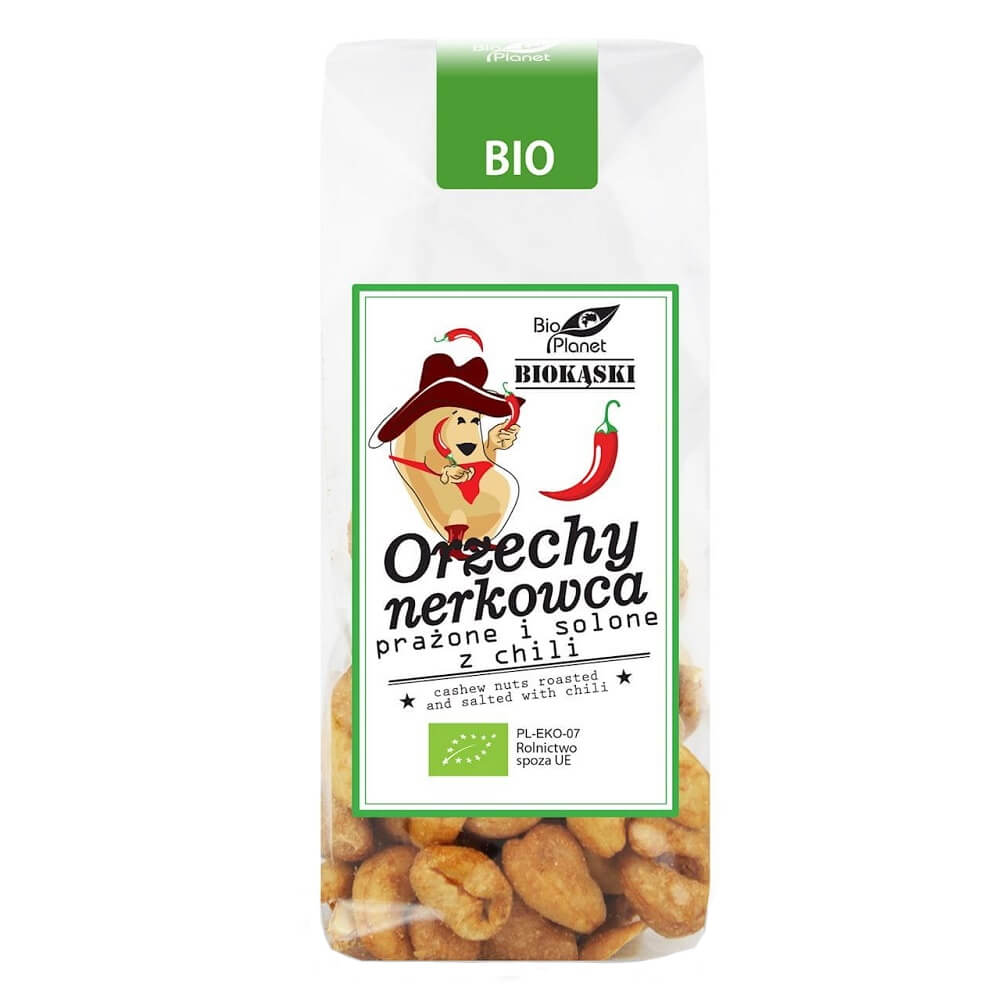Noix de cajou grillées et salées au piment BIO 100 g - BIO PLANET