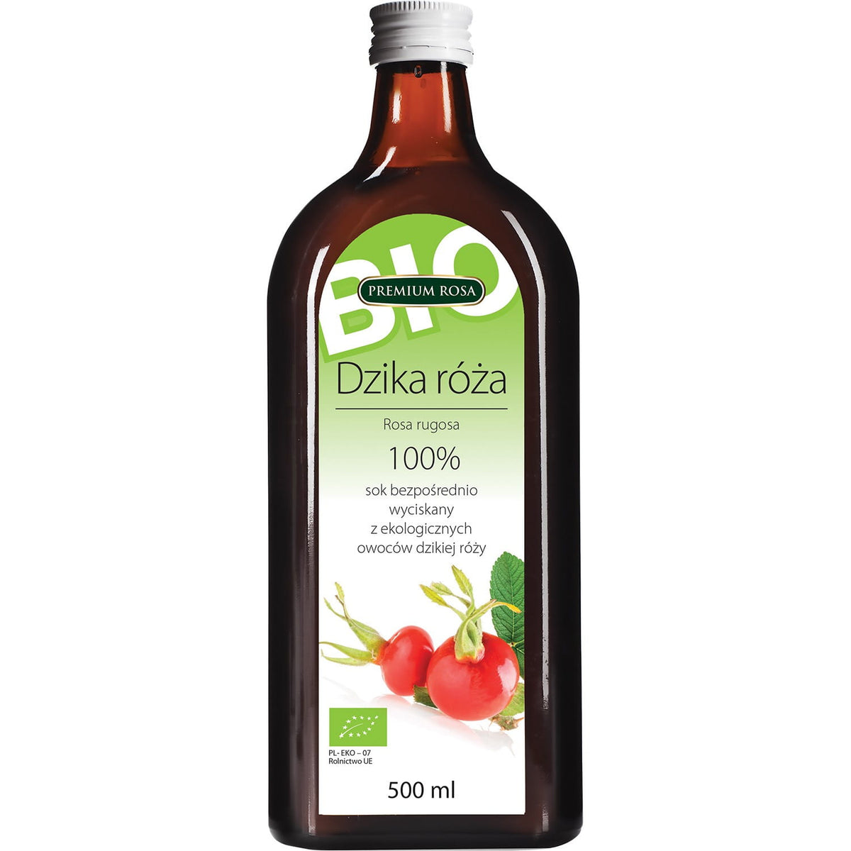 100%有机野玫瑰汁 500ml 高级罗莎