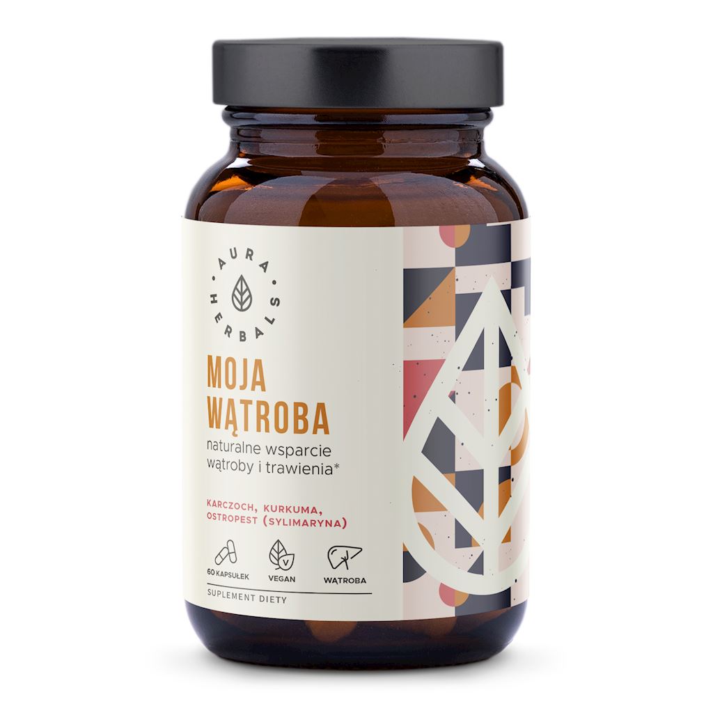 Mon foie - artyčák ostropestřec kurkuma 60 rostlinných kapslí AURA HERBALS