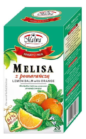 Lemon balm with orange 25 x 2g fix MALWAV