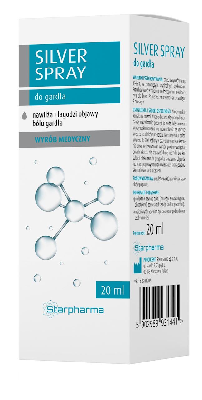 스프레이 고지 아르젠트 20ml STARPHARMA