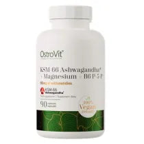 OSTROVIT KSM-66 Ašvaganda + Hořčík + B6 P-5-P VEGE (90 tobolek)