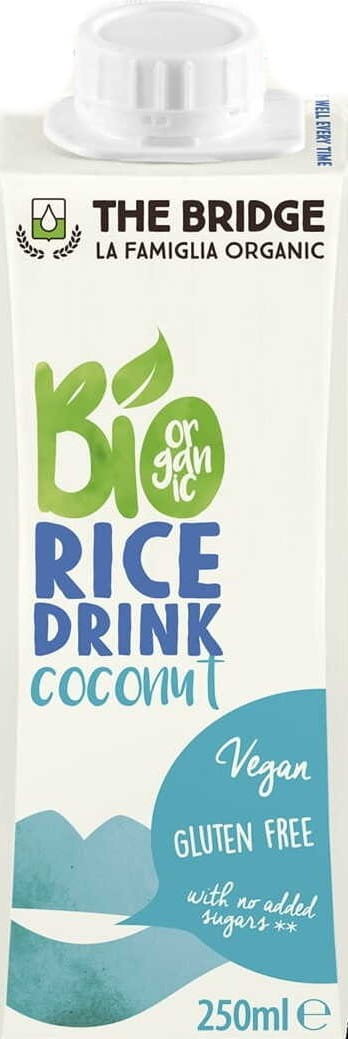 Boisson au riz et à la noix de coco sans gluten 250 ml EKO The Bridge DDM: 09-2026