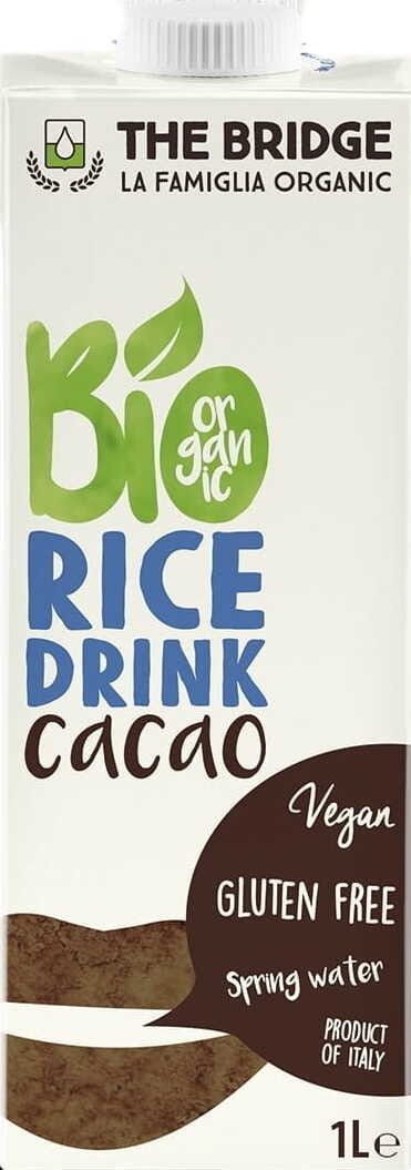 Boisson au riz et au cacao sans gluten 1 l BIO The Bridge DDM: 09-2026