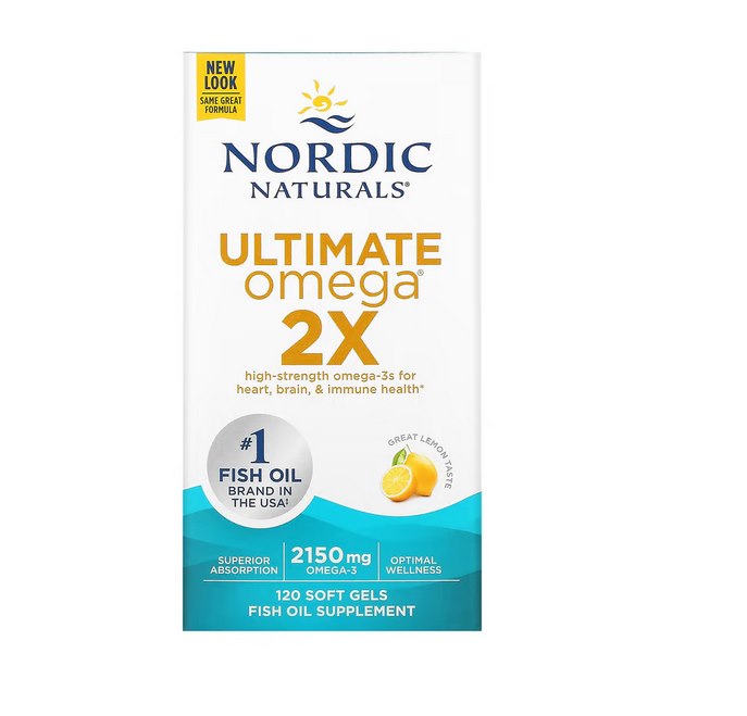 Ultimate Omega 2x 120 capsules NORDIC NATURALS