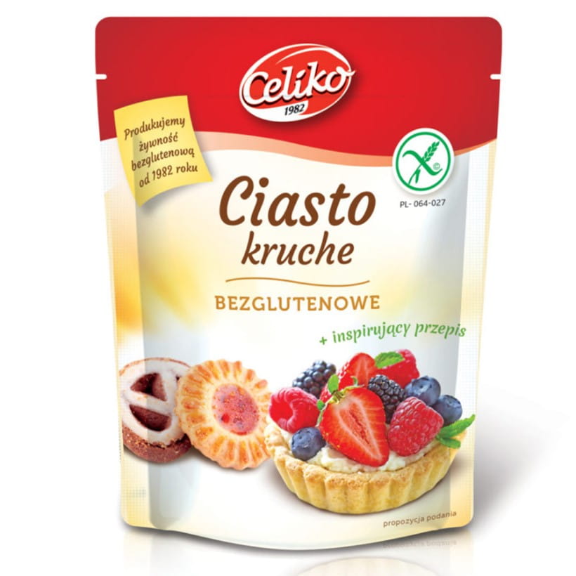 Mélange pour pâte brisée sans gluten 200 g Celiko DDM: 09-2026