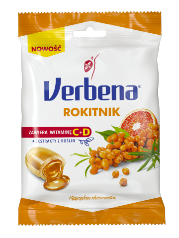 Sea buckthorn herbal sweets 60g VERBENA