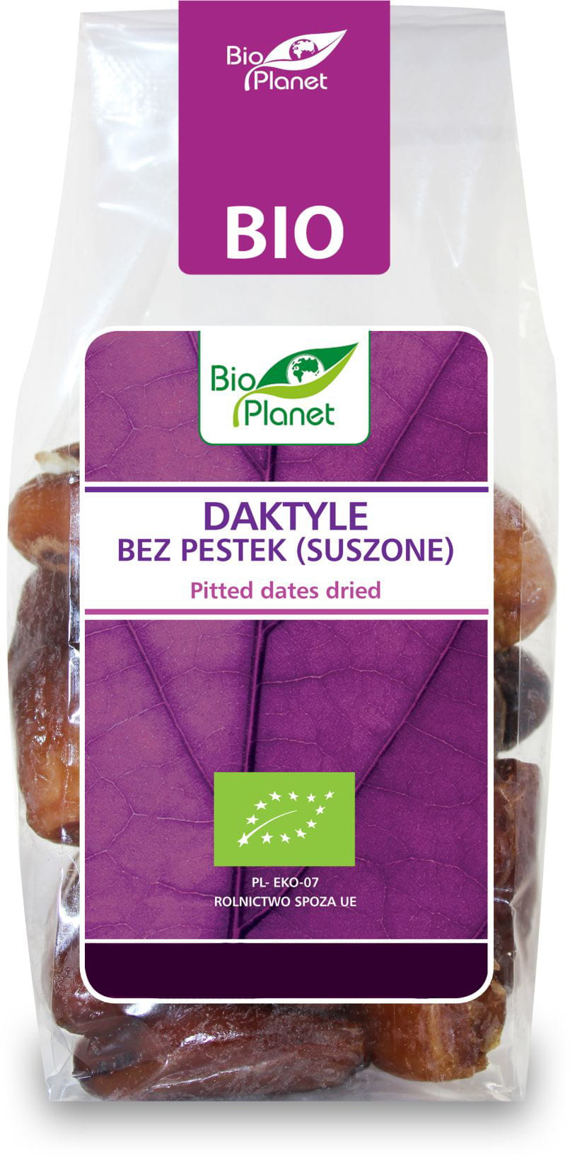 DATTES SANS NOYAU SÉCHÉES BIO 150 g - BIO PLANET DDM: 09-2026