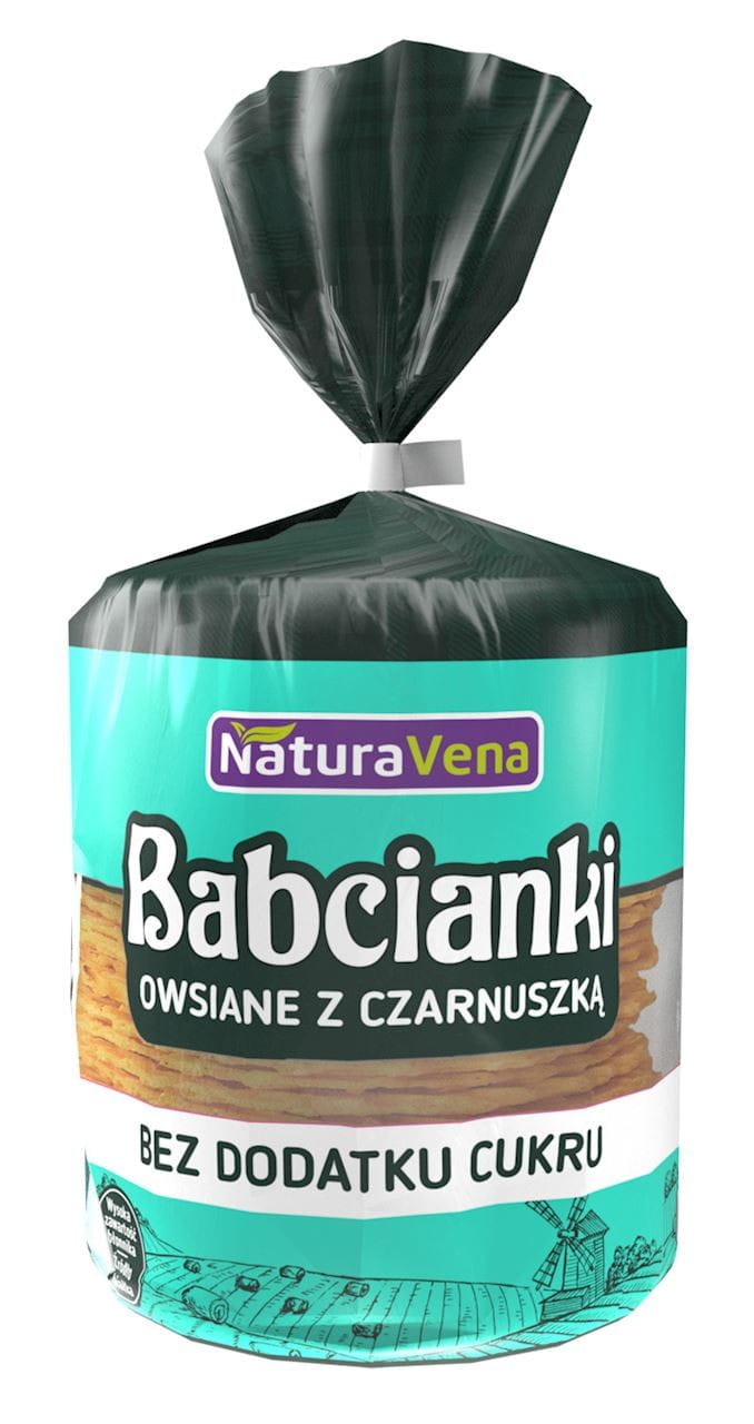 BISCUITS À L'AVOINE ET AU NIGEL SANS SUCRE AJOUTÉ 100 g - NATURAVENA DDM: 10-2026