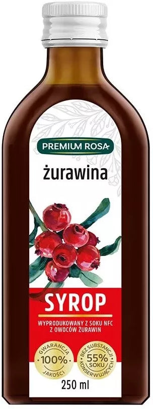 Sirop de canneberge 250 g PREMIUM ROSA