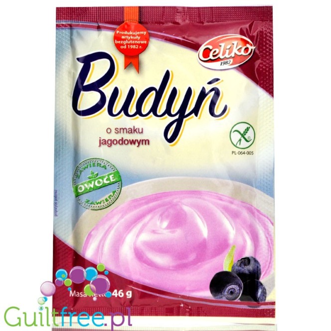 Pudding saveur baies sans gluten 40g CELIKO