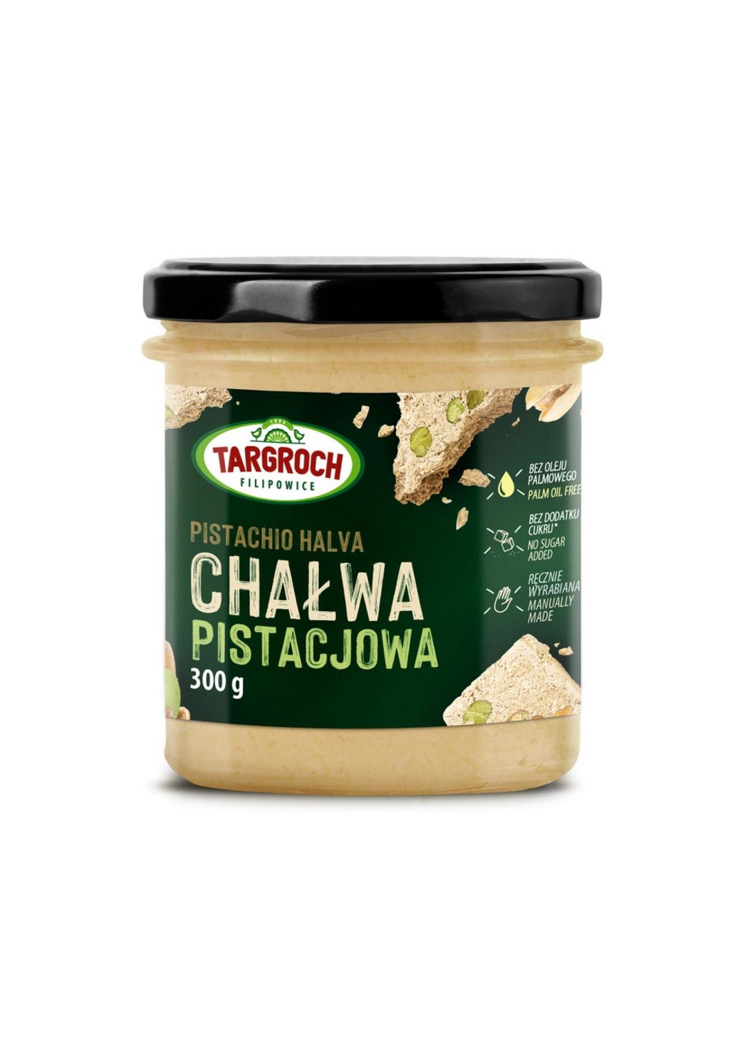 설탕 없는 피스타치오 할바 Targroch 300g
