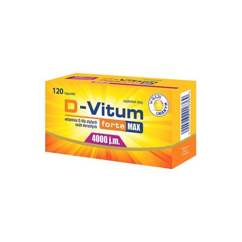 D-vitum FORTE 4000 UI 최대 120 정 OLEOFARM
