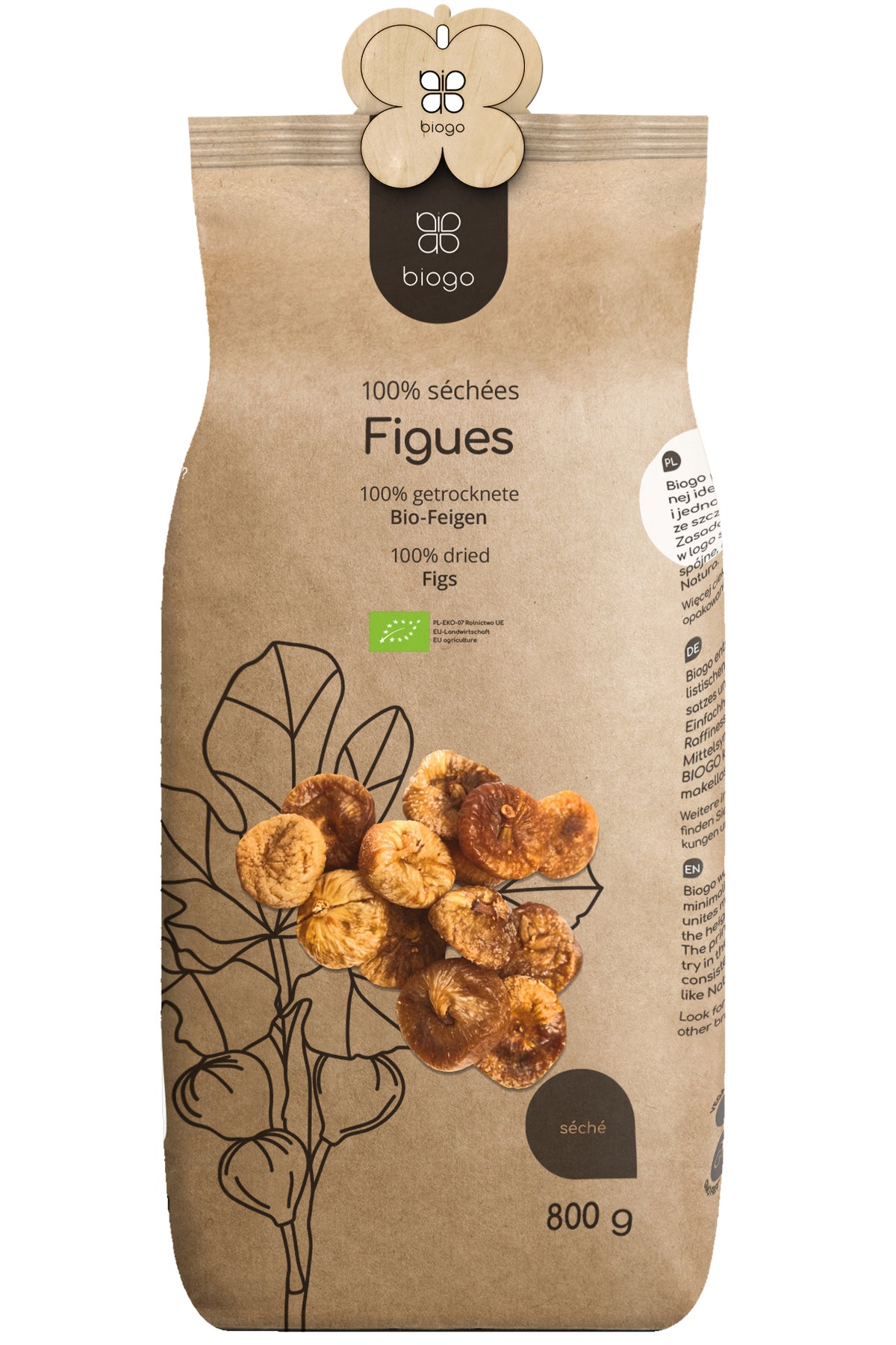 Organic dried figs 800 g BIOGO