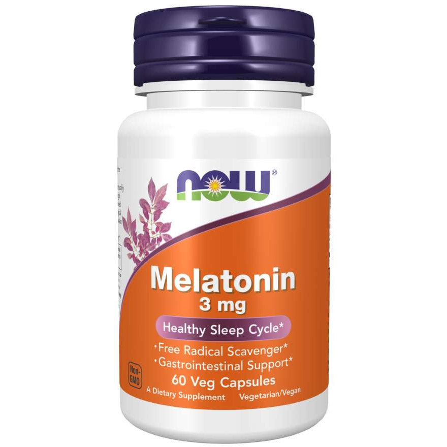 Mélatonine 3mg 60vcaps. MAINTENANT ALIMENTS