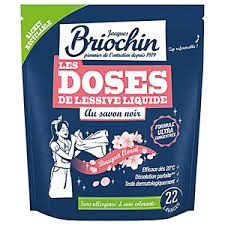 회색 비누 기반의 꽃 세탁 캡슐 (22개) - BRIOCHIN