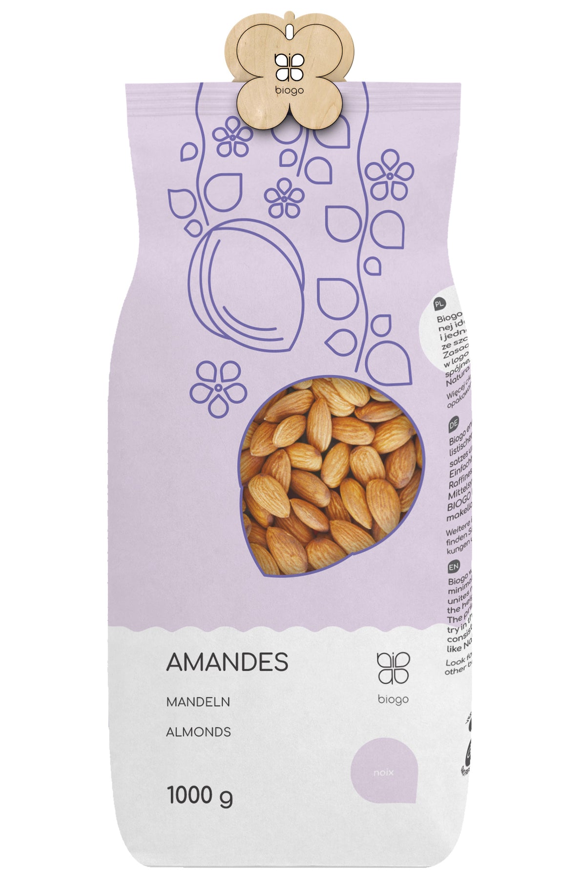 Amandes 1 kg BIOGO