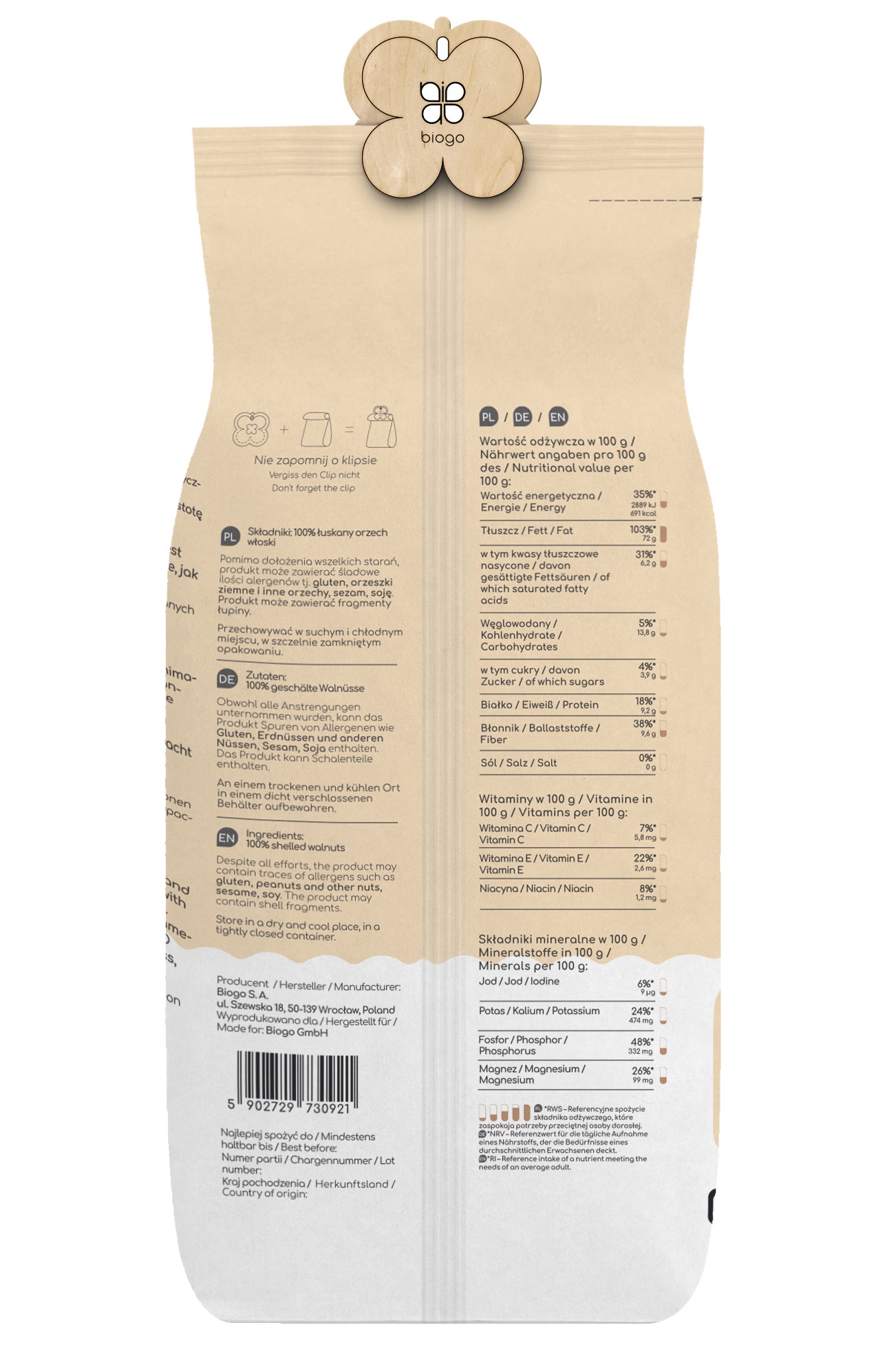 Kacang 800 g BIOGO