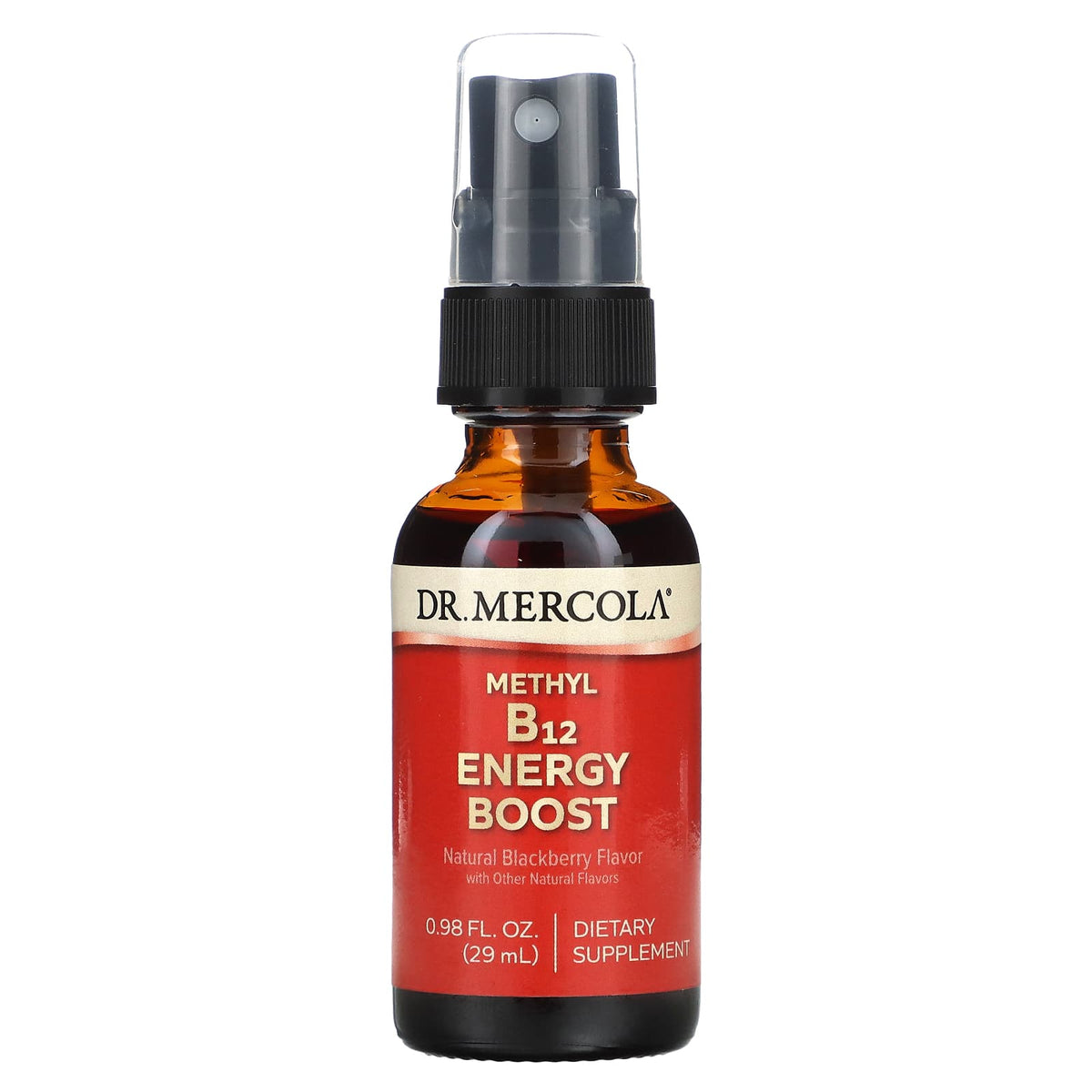 Vitamin B-12 Energy Booster Spray B12 166mcg 25ml DR. MERCOLA