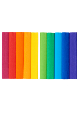 Creatinio-Papier TOP-2000 Regenbogen-Set mit 10 Rollen
