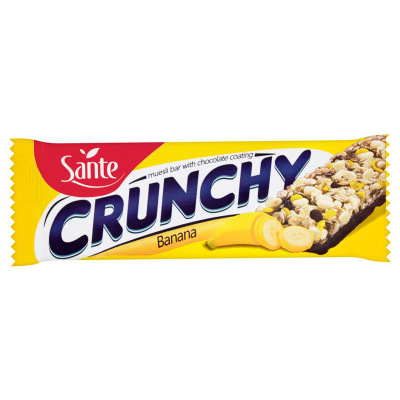 Sante Banana Crunchy Bar in Chocolate 40g