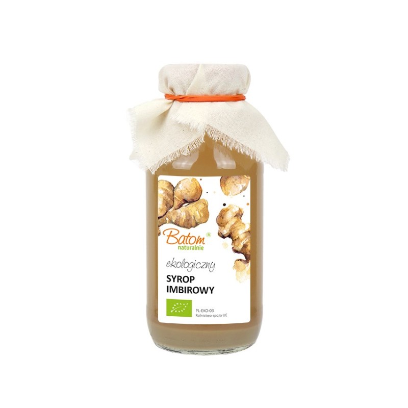 Økologisk ingefærsirup 330 ml - BATOM