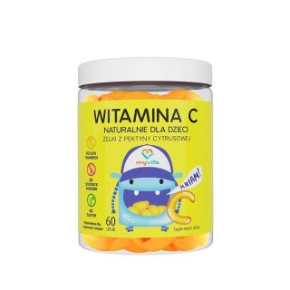 C-vitamin geleer baseret på citruspektin til børn 60 stk - MYVITA