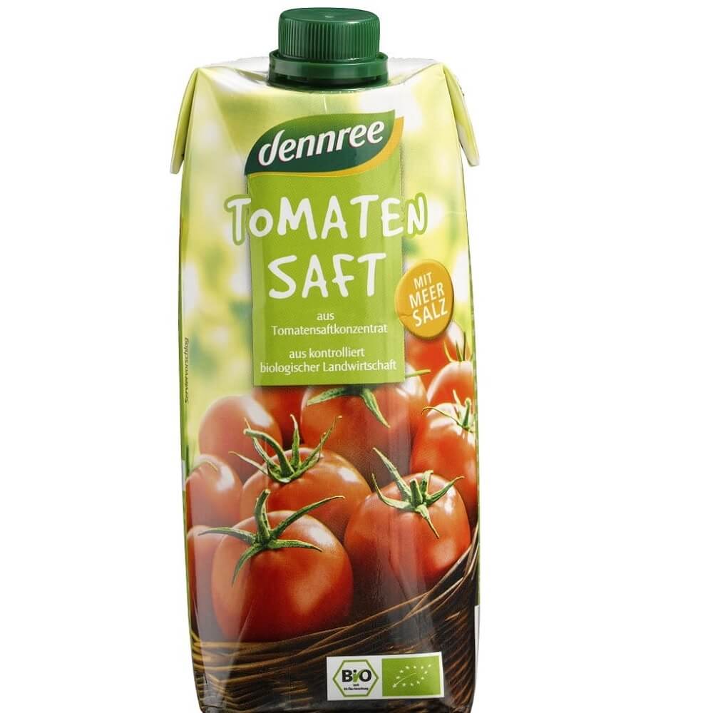 Jus de tomate BIO 500 ml - DENNREE