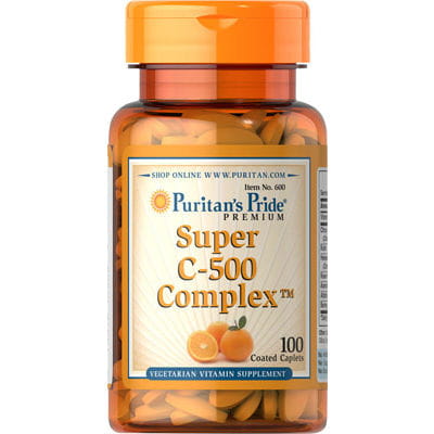 Vitamine super C - Complexe 500 100 comprimés PURITAN'S PRIDE