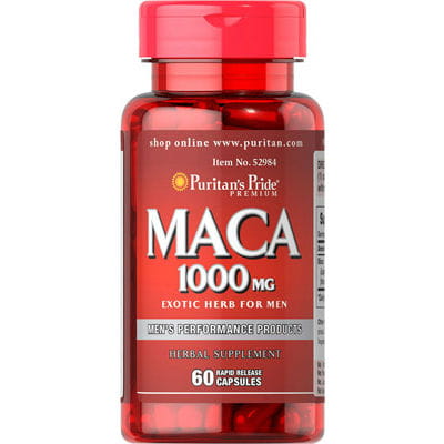 Maca 1000mg 60 gélules PURITAN'S PRIDE