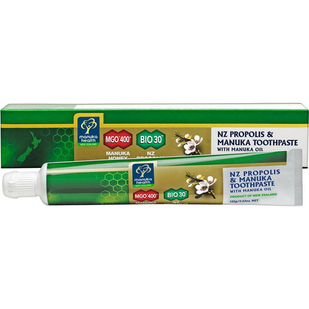 Dentifrice au miel de manuka MGO 400 + propolis bio30 et huile de manuka 100g MANUKA HEALTH NEW ZELAND