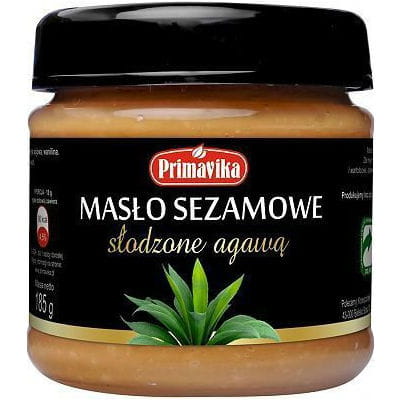 Beurre de sésame sucré à l'agave 185g - PRIMAVIKA