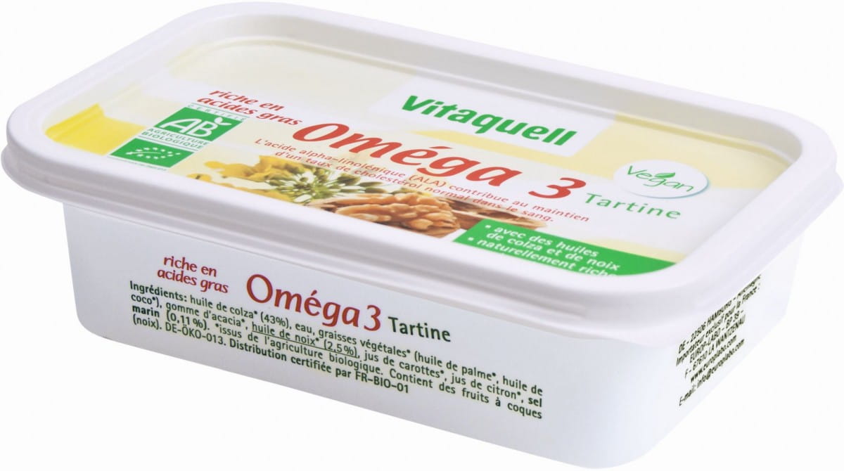 Margarine OMEGA - 3 BIO 250 g - VITAQUELL