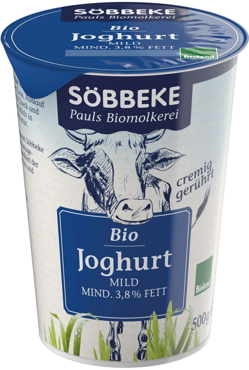 Yaourt nature 38% BIO 500 g - SOBBEKE