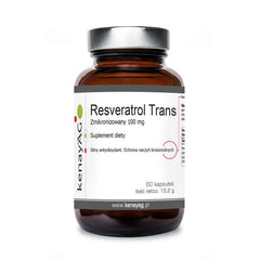 Resvératrol resvératrol micronisé trans 100mg 60 gélules KENAY