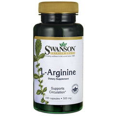 L-arginine 500mcg L-arginine 100 gélules de SWANSON