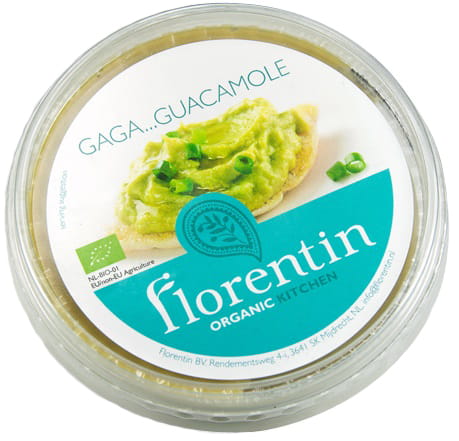 Dip guacamole à l'avocat sans gluten BIO 100 g - FLORENTIN