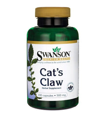 Vilcacora griffe de chat 500mg griffe de chat 100 gélules de SWANSON