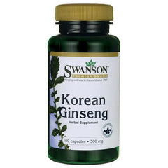 Ginseng 500mg coréen panax ginseng 100 gélules par SWANSON