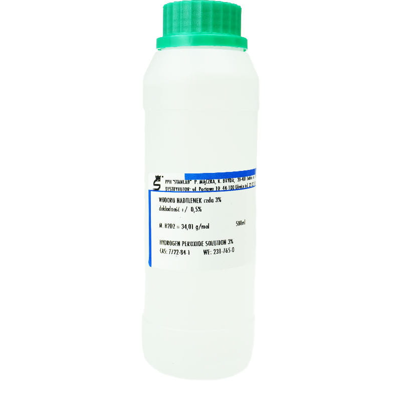 Peroxyde d'hydrogène peroxyde d'hydrogène 3% 500ml STANLAB