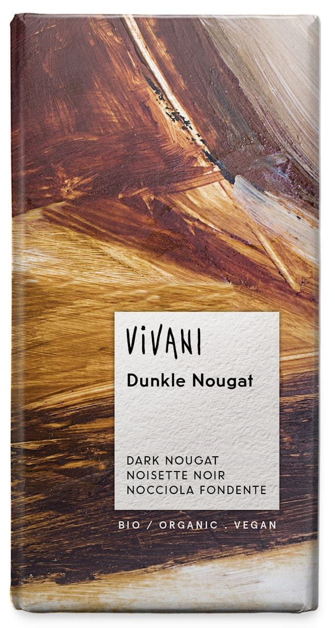 BIO Nougat Chocolat Amer 100 g - VIVANI